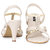 Funku Fashion Women Beige Kitten Heel