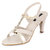 Funku Fashion Women Beige Kitten Heel