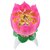 De-Ultimate Set Of 1 Multicolor Lotus Sparkle Musical Magical Flower Blossom For Happy Birthday Party Tuning Cake Candle