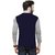 29K Men's Ganesh Navy  Grey Milanch Full Sleevs V. Neck T- shirt