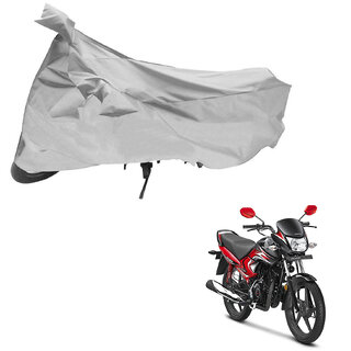                       AutoRetail UV Resistant Two Wheeler Polyster Cover for Honda Dream Neo (Mirror Pocket, Silver Color)                                              
