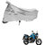 AutoRetail UV Resistant Two Wheeler Polyster Cover for Yamaha FZ S Ver 2.0 (Mirror Pocket, Silver Color)