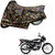 AutoRetail Two Wheeler Polyster Cover for Hero Splendor Plus with Sun Protection (Mirror Pocket, Jungle Color)