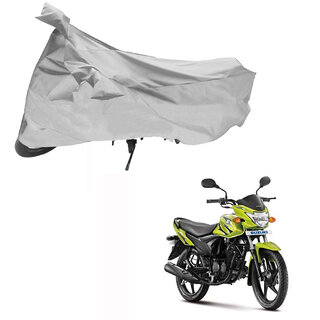                       AutoRetail Two Wheeler Polyster Cover for Suzuki Slingshot with Sun Protection (Mirror Pocket, Grey Color)                                              