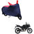AutoRetail UV Resistant Two Wheeler Polyster Cover for Bajaj Pulsar AS 150 (Mirror Pocket, Red and Blue Color)