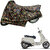 AutoRetail Two Wheeler Polyster Cover for Piaggio Vespa with Sun Protection (Mirror Pocket, Jungle Color)