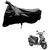 AutoRetail UV Resistant Two Wheeler Polyster Cover for Honda Activa 3G (Mirror Pocket, Black Color)