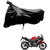 AutoRetail UV Resistant Two Wheeler Polyster Cover for Honda CBR 150R (Mirror Pocket, Black Color)