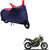 AutoRetail UV Resistant Two Wheeler Polyster Cover for Honda CB Hornet 160R (Mirror Pocket, Red and Blue Color)