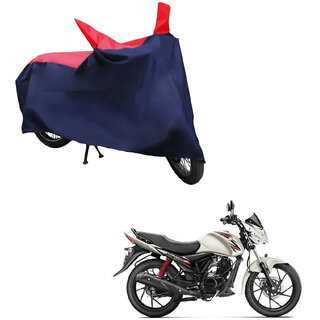                       AutoRetail Two Wheeler Polyster Cover for Suzuki Slingshot Plus with Mirror Pocket (Red and Blue Color)                                              