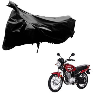                       AutoRetail Two Wheeler Polyster Cover for Yamaha YBR 125 with Mirror Pocket (Black Color)                                              