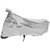 AutoRetail Dust Proof Two Wheeler Polyster Cover for Hero Passion Pro (Mirror Pocket, Silver Color)