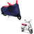 AutoRetail UV Resistant Two Wheeler Polyster Cover for Piaggio Vespa Elegante (Mirror Pocket, Red and Blue Color)