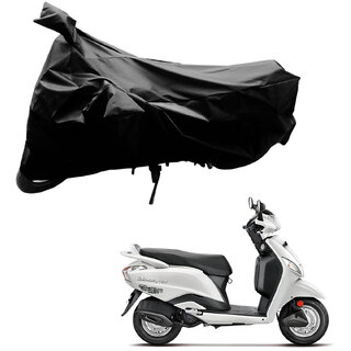                       AutoRetail Two Wheeler Polyster Cover for Hero Maestro with Sun Protection (Mirror Pocket, Black Color)                                              