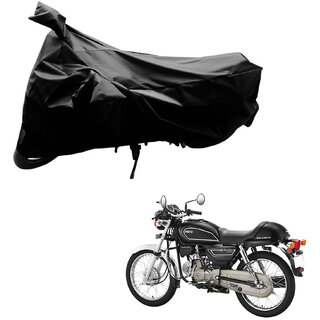                      AutoRetail Weather Resistant Two Wheeler Polyster Cover for Hero Splendor Pro Classic (Mirror Pocket, Black Color)                                              