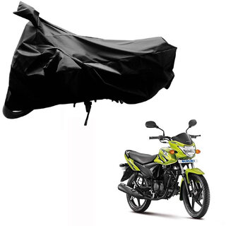                       AutoRetail Two Wheeler Polyster Cover for Suzuki Slingshot with Sun Protection (Mirror Pocket, Black Color)                                              