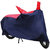 AutoRetail Two Wheeler Polyster Cover for Mahindra Rodeo RZ with Sun Protection (Mirror Pocket, Red and Blue Color)