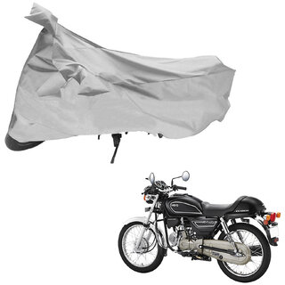                       AutoRetail Weather Resistant Two Wheeler Polyster Cover for Hero Splendor Pro Classic (Mirror Pocket, Grey Color)                                              