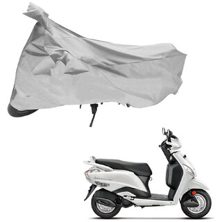                       AutoRetail Water Resistant Two Wheeler Polyster Cover for Hero Maestro (Mirror Pocket, Grey Color)                                              