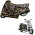 AutoRetail Weather Resistant Two Wheeler Polyster Cover for Suzuki Access Swish (Mirror Pocket, Jungle Color)