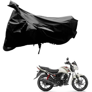                       AutoRetail Custom Made Two Wheeler Polyster Cover for Suzuki Slingshot Plus (Mirror Pocket, Black Color)                                              