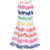 Aarika Girls White colored Party wear Midi Dress