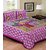 Luxmi Attractive Jaipuri Design Double Bed sheets with 2 pillow covers-Multicolor