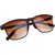 Adrian Brown and Black UV Protection Full Rim Wayfarer Unisex Sunglasses