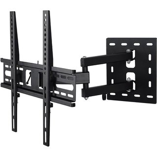 AKS Heavy Duty Single Arm Lcd Monitor Stand 26 To 55 180 Degree Rotation Led Wall Bracket Holder Full Motion TV Mount Articulating TV Mount