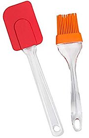 silicon spatula pastry brush set