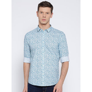                       Casual Printed Slim Fit Cotton Shirt For Men                                              