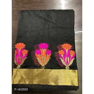 Cotton Silk Sarees With Running Blouse