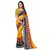 SOFTIEONS E-COMMERCE Sarees Floral Print Multicolor Georgette Fashion Casual wear Women's Saree/Sari With Blouse Piece.