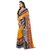 SOFTIEONS E-COMMERCE Sarees Floral Print Multicolor Georgette Fashion Casual wear Women's Saree/Sari With Blouse Piece.