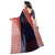 SOFTIEONS E-COMMERCE Sarees Floral Print Multicolor Georgette Fashion Casual wear Women's Saree/Sari With Blouse Piece.