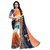 SOFTIEONS E-COMMERCE Sarees Floral Print Multicolor Georgette Fashion Casual wear Women's Saree/Sari With Blouse Piece.