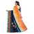 SOFTIEONS E-COMMERCE Sarees Floral Print Multicolor Georgette Fashion Casual wear Women's Saree/Sari With Blouse Piece.