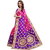 SOFTIEONS E-COMMERCE Sarees Animal Print Pink And Purple  Coloured Khadi Traditional Party Wear Women's Saree/Sari With Blouse Piece.