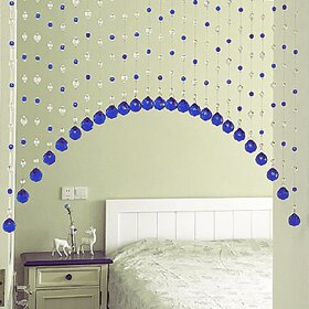 indsmart 20 string Acrylic crystal string bead hanging curtain