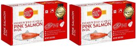 Golden Prize Pink Salmon Fillets in Oil 115Gms Each - Pack of 2 Units