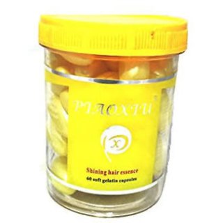 hair capsules with vitamin keratin and fibres