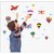 JAAMSO ROYALS Aircraft and Air Baloon Children Kidsroom Wall Sticker for Home Dcor