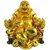 ReBuy Feng Shui Vastu Laughing Buddha Sitting on Dragon Chair For Protection
