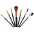 Looks United 7 PCs High Quality Cosmetics Makeup Brush Set.
