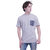 Radical Wear Casual Cotton Regular Fit T-Shirt For Men |Crew Neck|All Size  |Printed |Pocket Short Sleeves |Grey