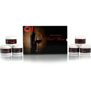 Herbal Black Berry Red Wine Facial Kit
