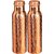 Hammered (Dotted ) Copper Water Bottle 900ml Each