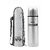 Milton Thermosteel FlipLid 750 ML Vacuum Flask Bottle.Silver Color.Stainless Steel.