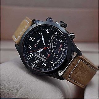Buy Curren Meter Mens Watch With Leather Hand Online 499 from