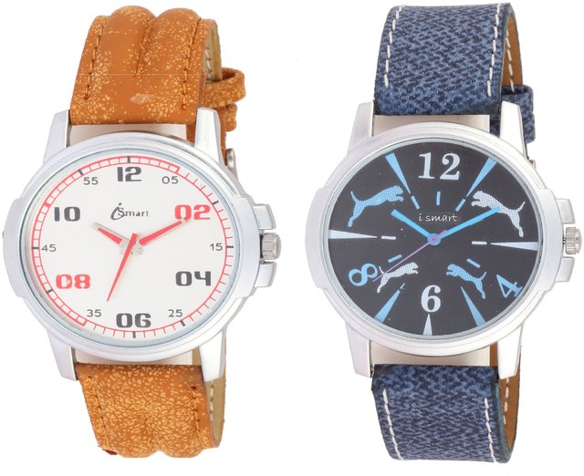 Buy The Shopoholic Blue Grey Silver Combo Best Combo Pack Blue And Grey And  Silver Dial Analog Watch For Boys And Girls Dial Watches Online @ ₹450 from  ShopClues